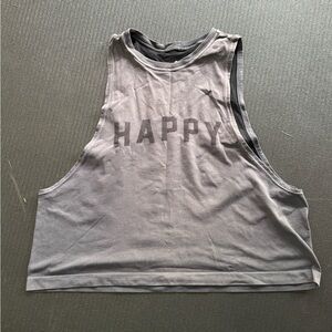 Spiritual Gangster Gray Crop Top